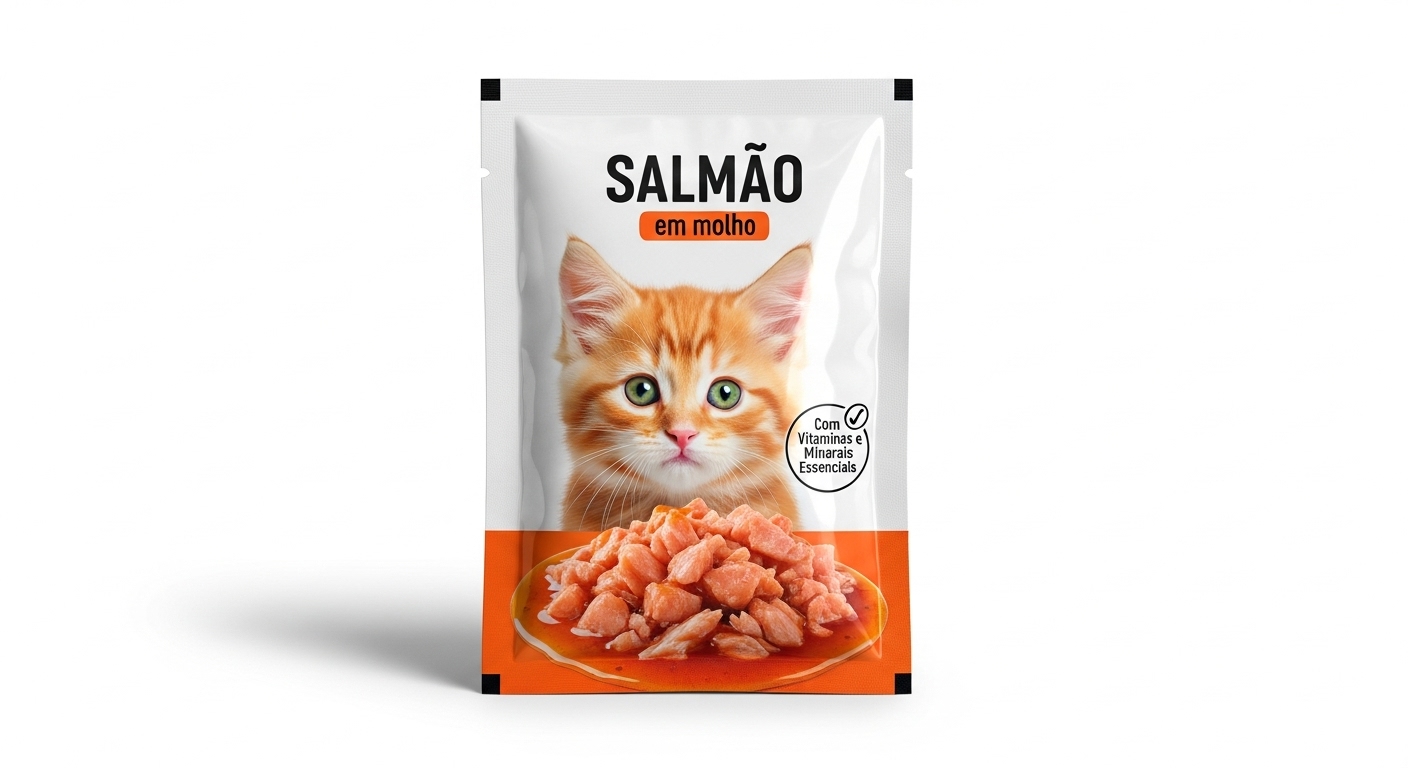 Ração Úmida para Gatos Salmão ao Molho
