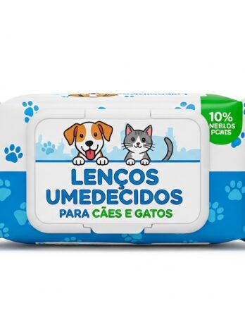 Lenço Umedecido para Cães e Gatos
